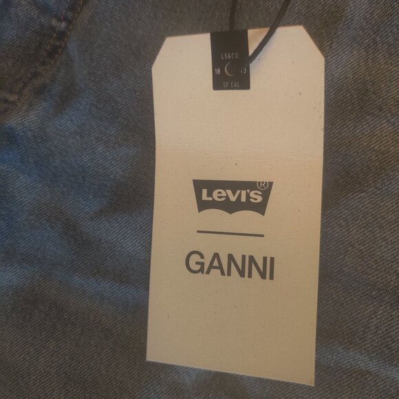 Levi's Ganni collection denim skirt size 2x New - Picture 5 of 6